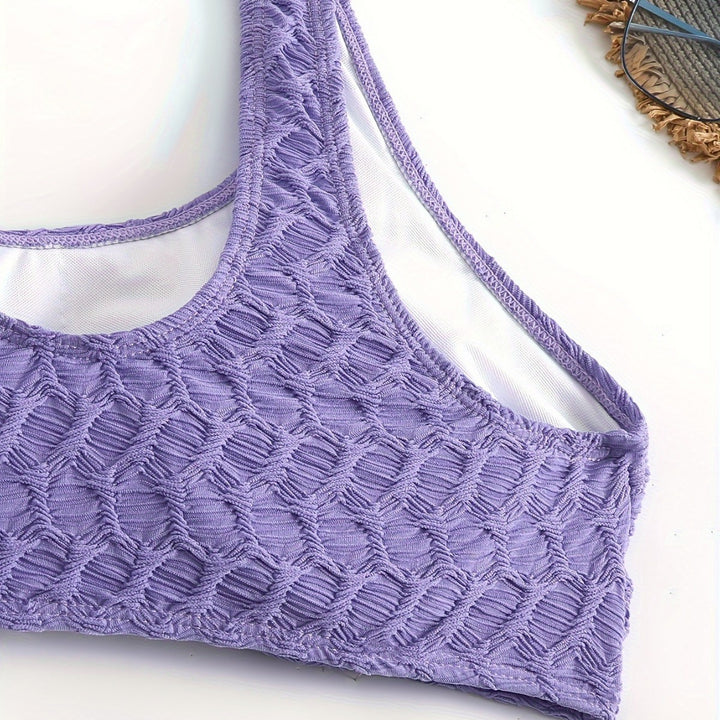 Damen Sportliches Bikini-Set mit elastischen Trägern Drune