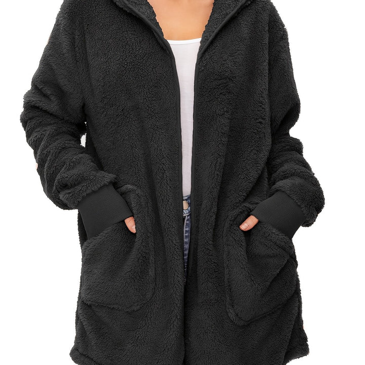 Damen weicher Fleece-Mantels Drune