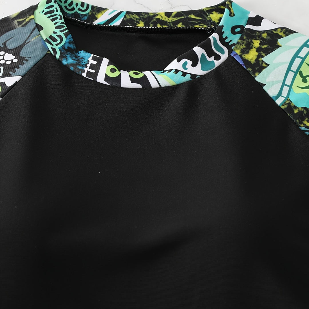 Damen Rashguard mit kurzen Badeshorts Drune