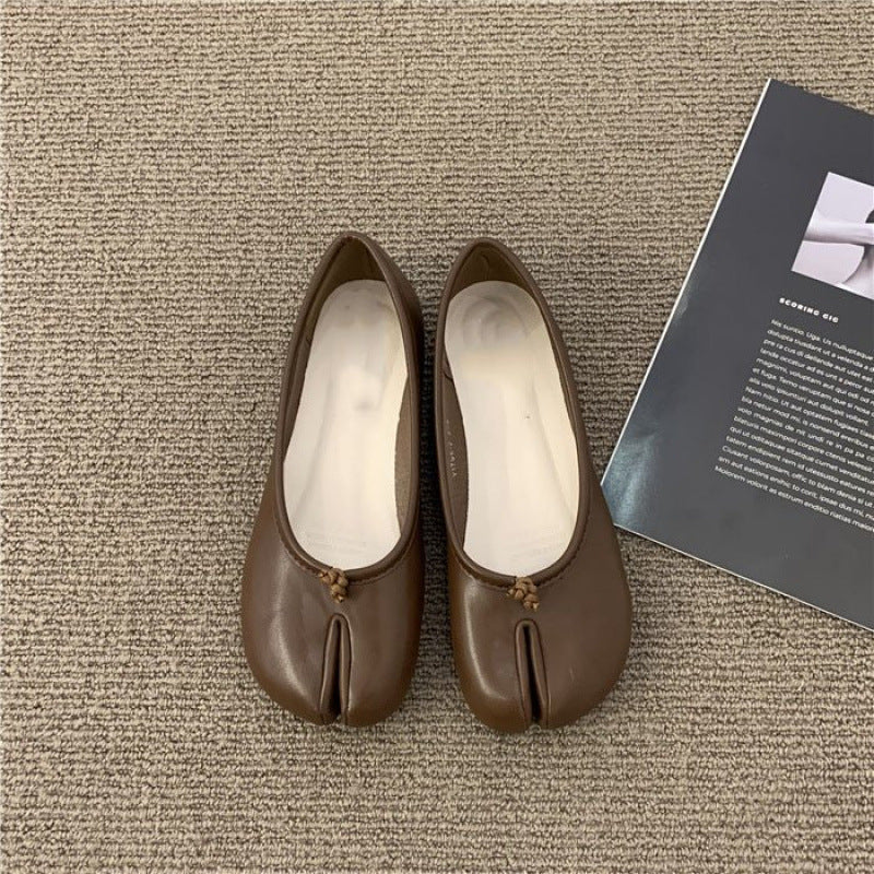 Damen Ballerinas mit eleganter Schlitz-Details und bequemer Innensohle Drune