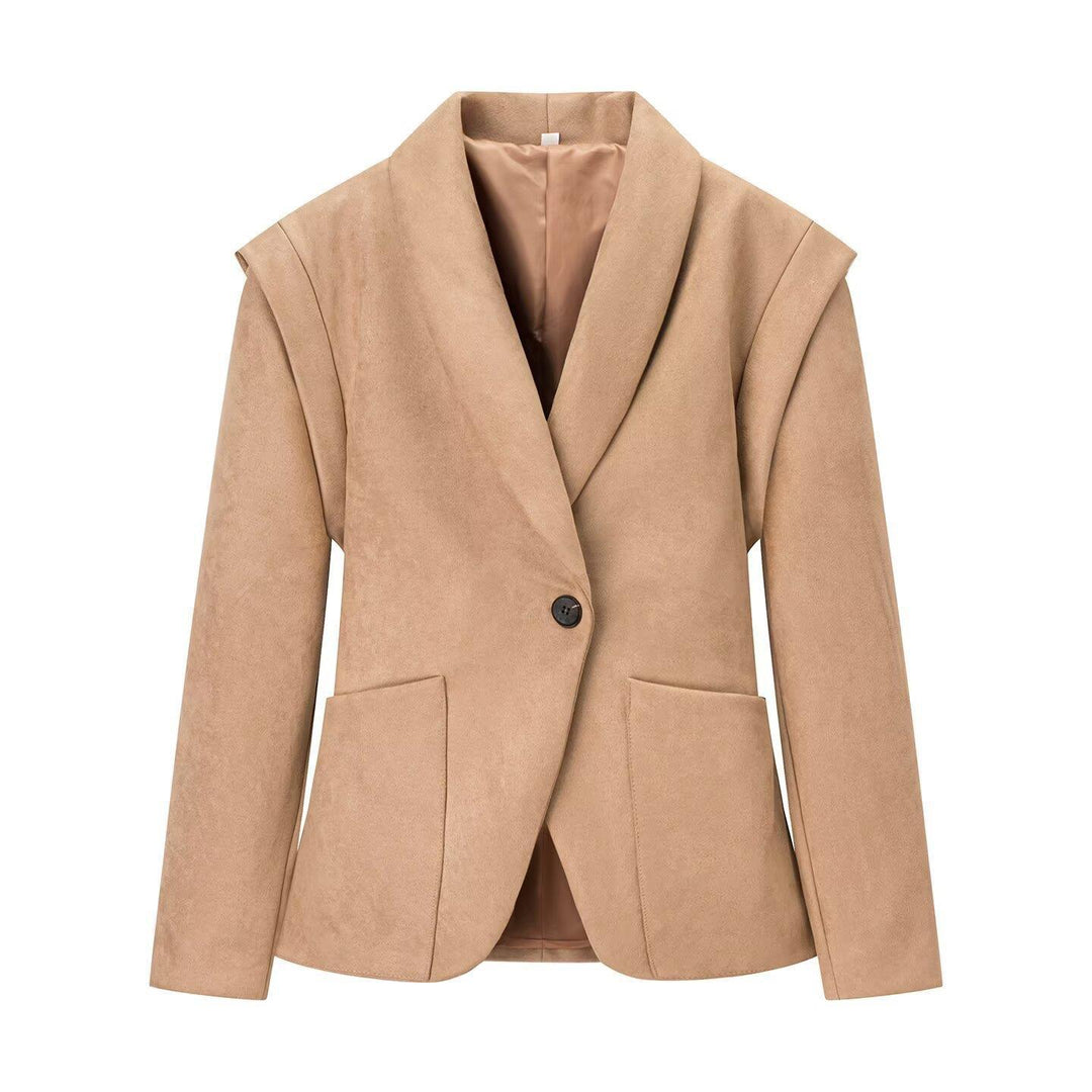 Damen Elegante Blazerjacke mit strukturiertem Design und modischen Details Drune