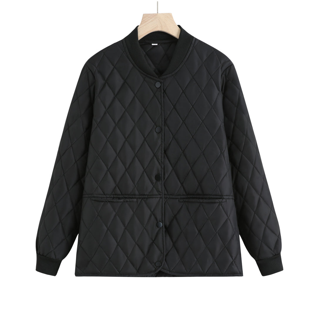 Damen gesteppte Übergangsjacke mit praktischen Taschen und modernem Schnitt Drune
