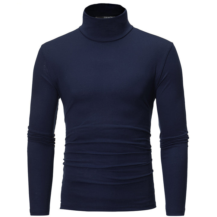 Herren eleganter Rollkragenpullover aus bequemen Stretchmaterial Drune