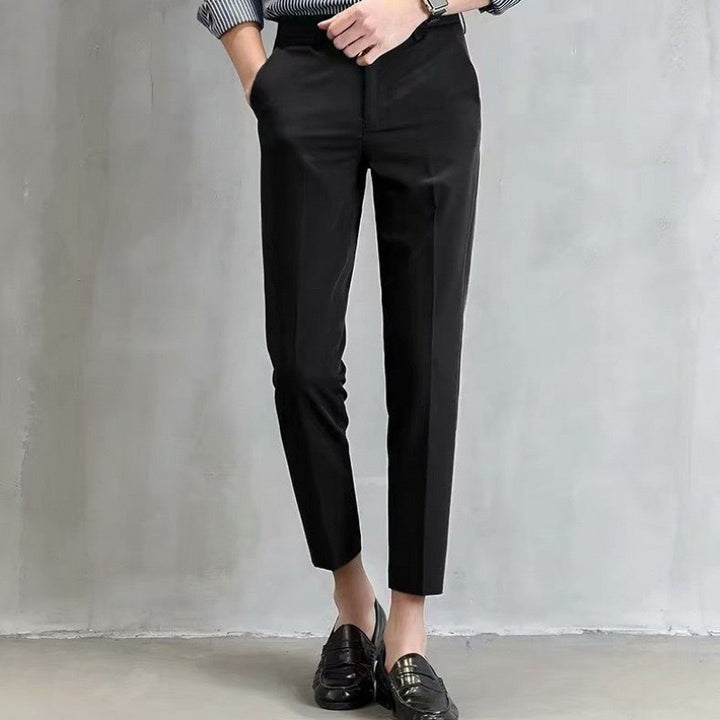 Herren klassische Chino-Hose mit eleganter Passform und subtilen Details Drune