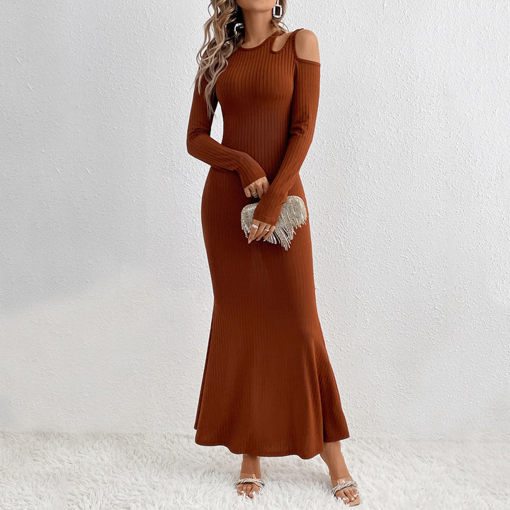 Damen Maxikleid mit elegantem Cut-Out-Design und figurumspielendem Schnitt Drune