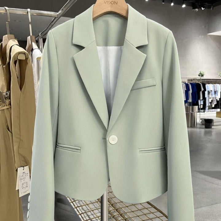 Damen Eleganter Blazer mit schmalem Schnitt Drune