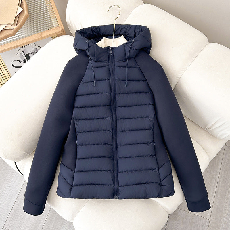Damen Isolierte Steppjacke mit Kapuze und sportlichem Schnitt Drune