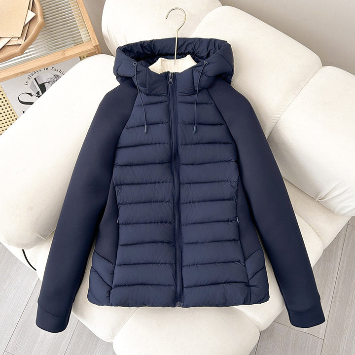 Damen Isolierte Steppjacke mit Kapuze und sportlichem Schnitt Drune