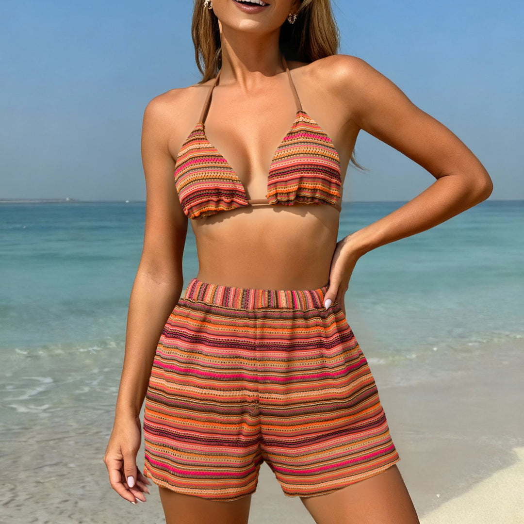 Damen Bikini-Set mit verspielten Schnürdetails Drune