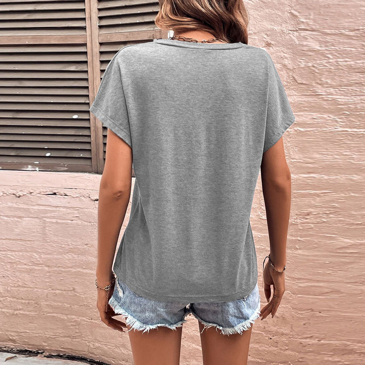 Damen Casual Oversized T-Shirt Drune