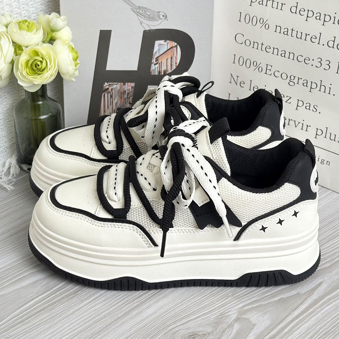 Damen Sportliche Sneaker mit dicker Sohle Drune