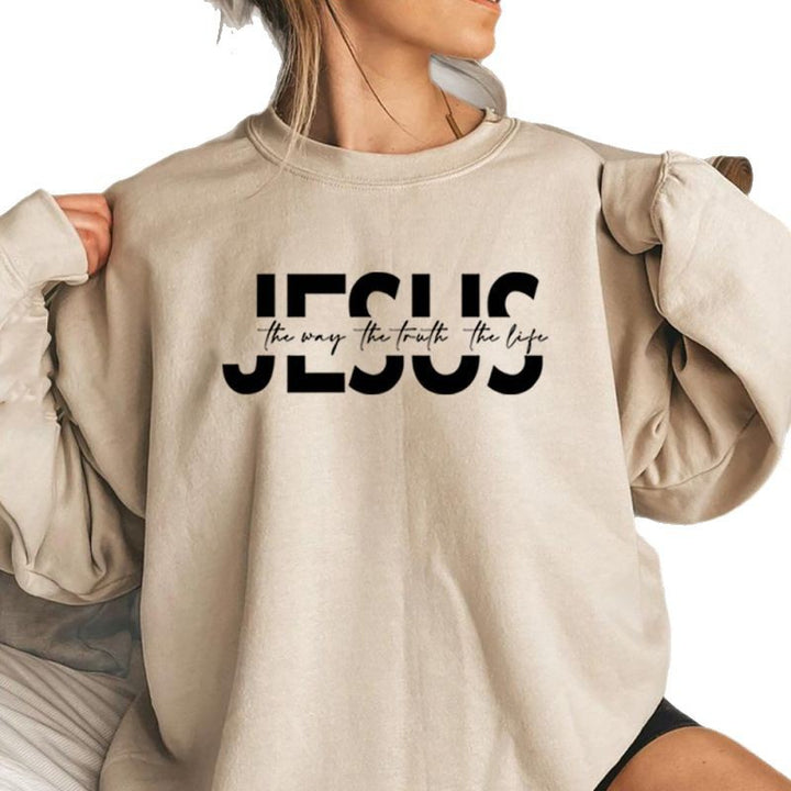 Damen lässiger Sweatshirt mit inspirierendem Spruch und hohem Tragekomfort Drune