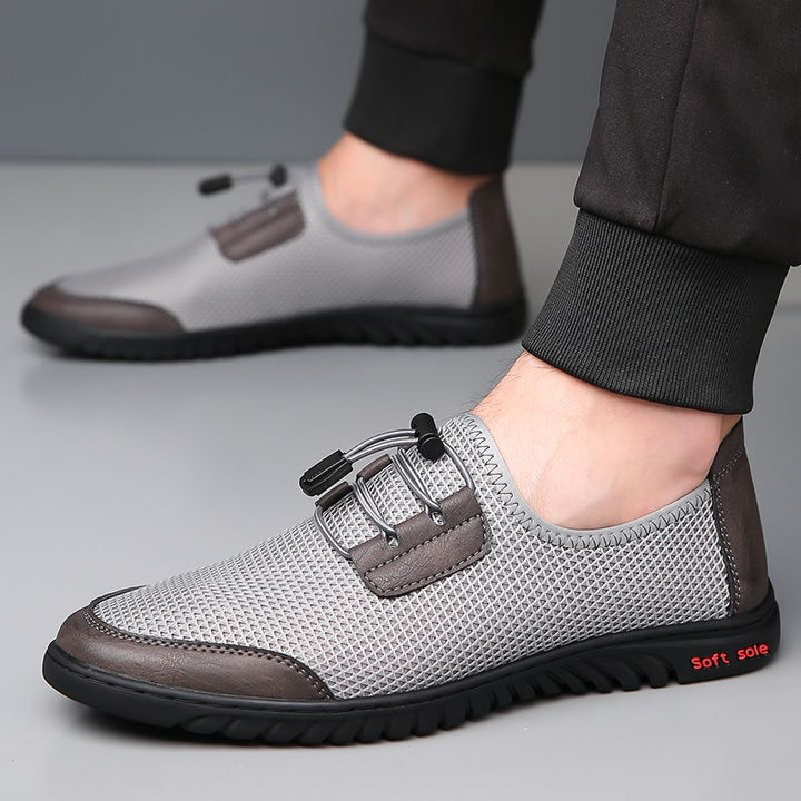 Herren Leichte Atmungsaktive Mesh Slip-On Sneaker mit Ergonomischer Passform Drune