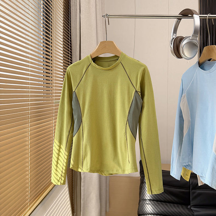 Damen sportliches Langarmshirt mit innovativem Belüftungssystem Drune