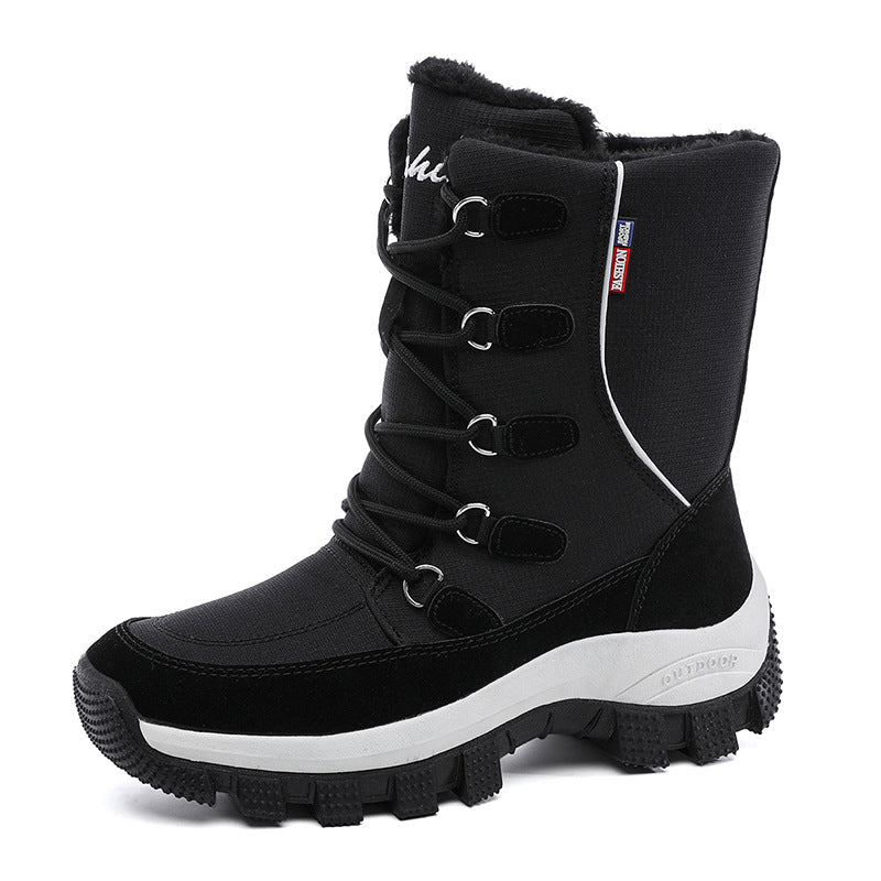 Damen Winterboots mit isolierender Fütterung und rutschfester Sohle Drune