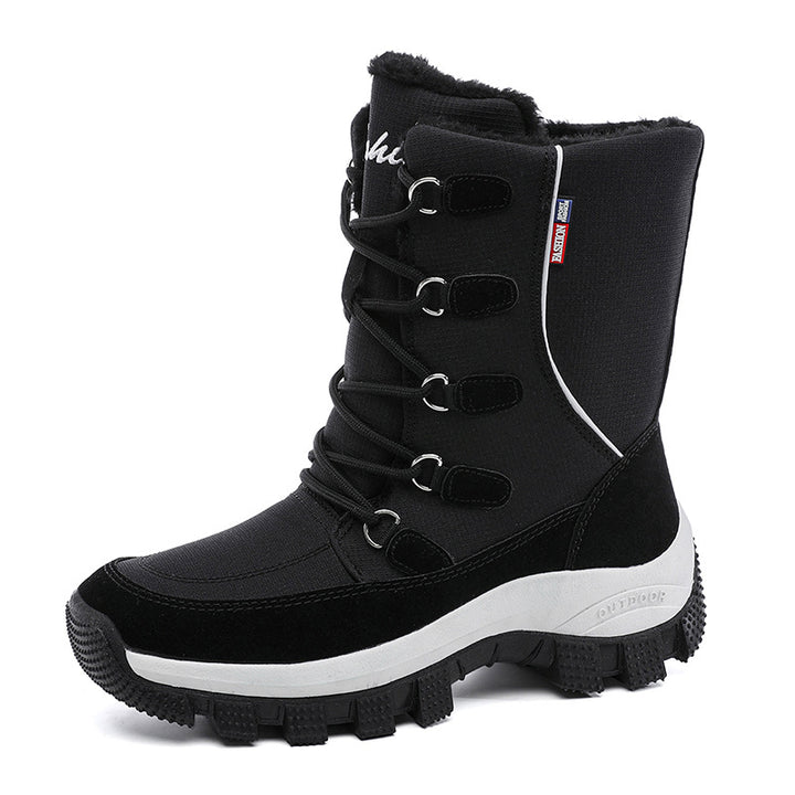 Damen Winterboots mit isolierender Fütterung und rutschfester Sohle Drune