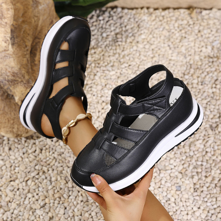 Damen Freizeitsandalen mit atmungsaktivem Obermaterial und rutschfester Sohle Drune