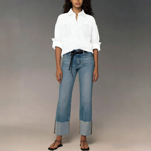 Damen Designer Jeans im modernen Boyfriend-Stil mit einzigartigen Detailverarbeitungen Drune