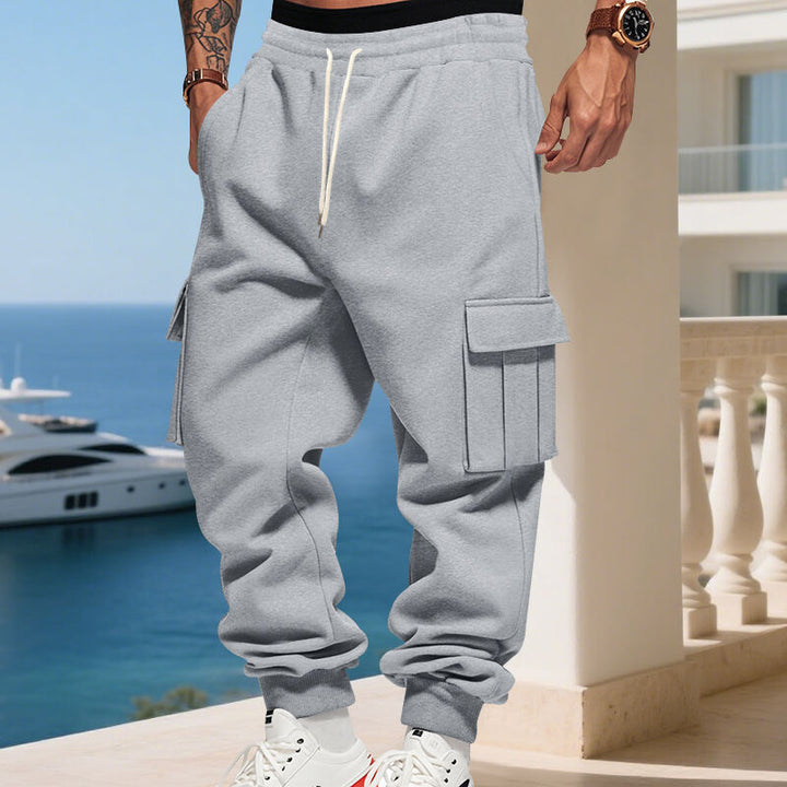 Herren Cargo-Hose mit elastischem Bund Drune