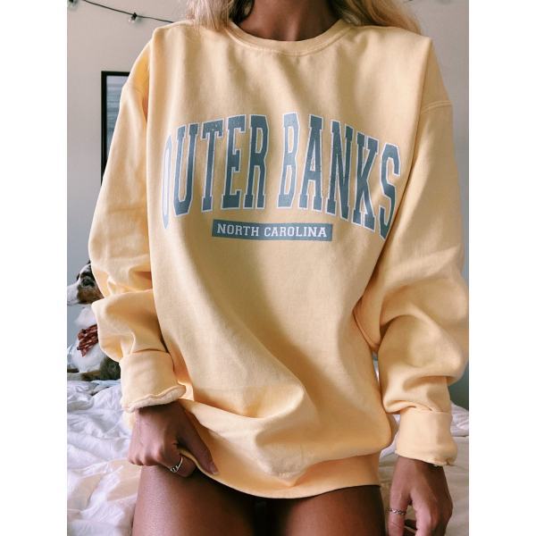 Damen Sweatshirt mit lässigem Logo-Design Drune