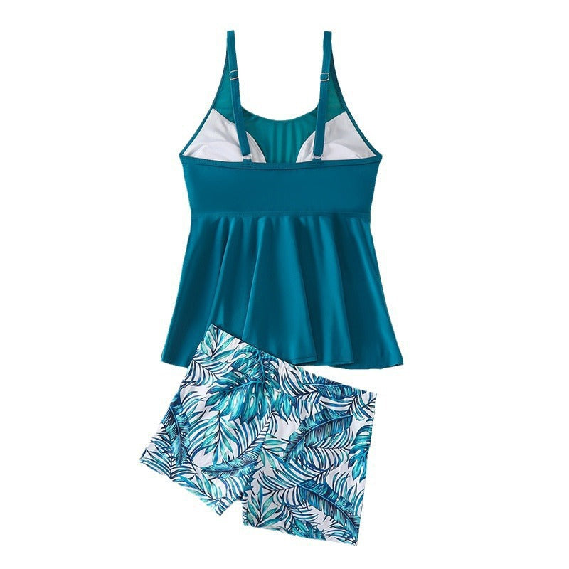 Damen Sportliches Tankini-Set mit modischem Volant Drune