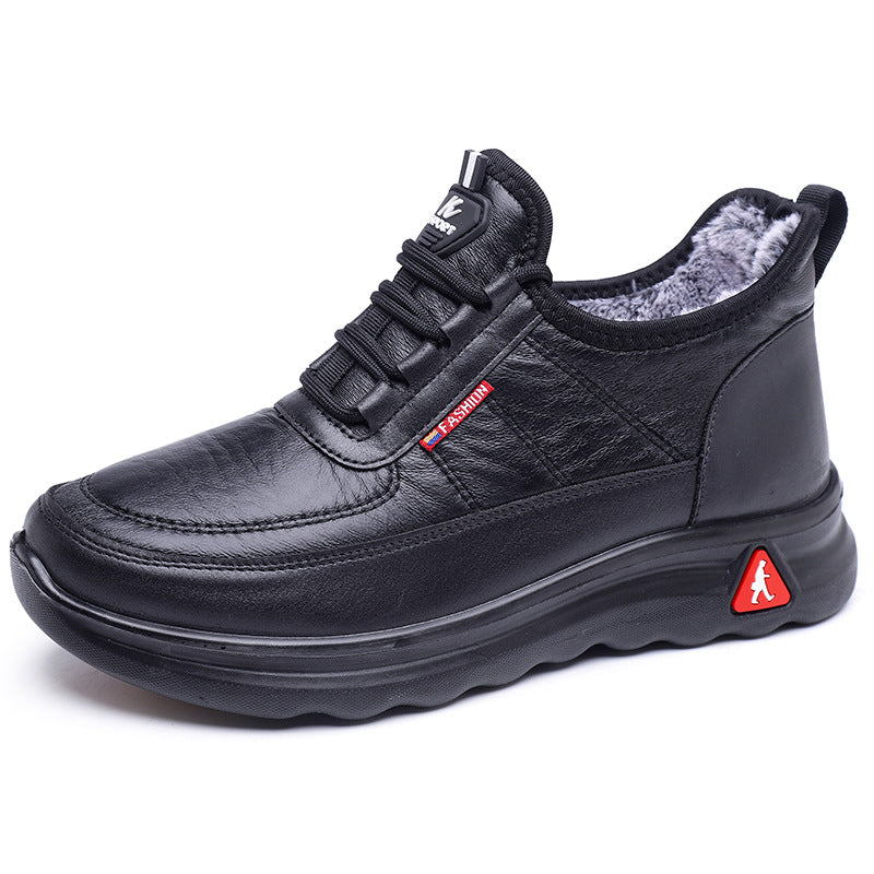 Damen Komfortable und warme Freizeit-Sneaker mit kuscheligem Innenfutter Drune
