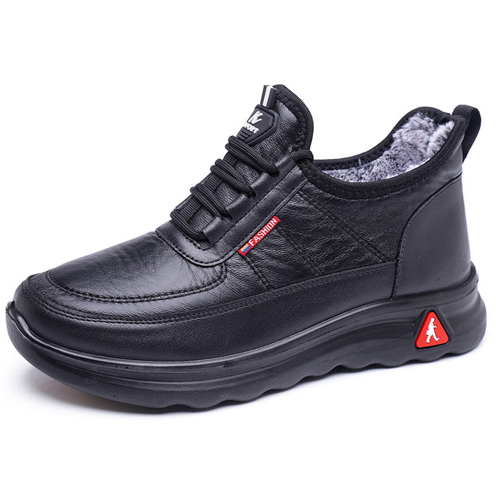 Damen Komfortable und warme Freizeit-Sneaker mit kuscheligem Innenfutter Drune