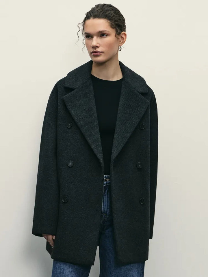Damen Elegante Doppeltüra-Manteljacke Drune