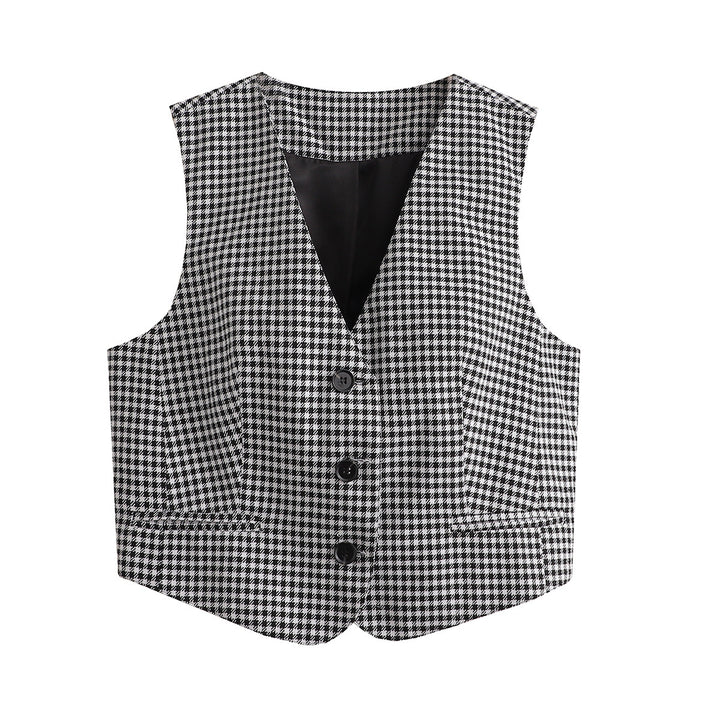 Damen Elegante Taillierte Weste Drune