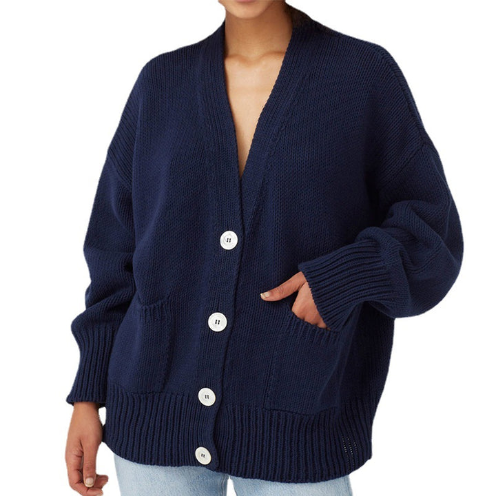 Damen Grobstrickcardigan Drune