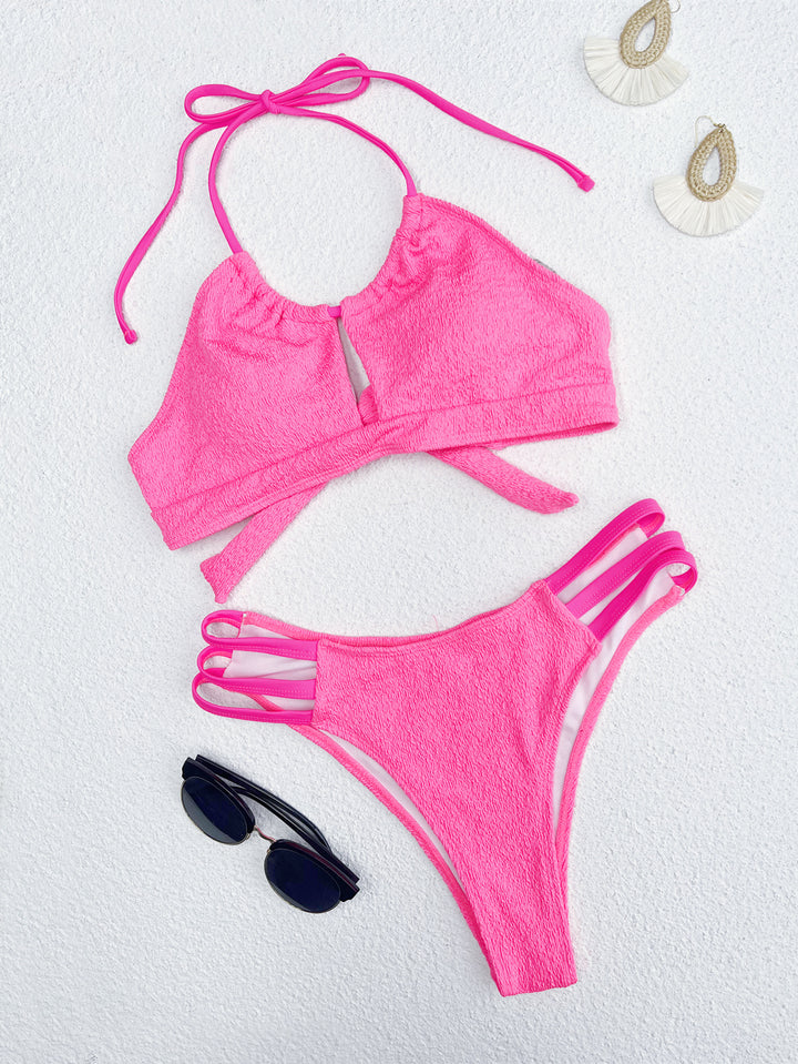 Damen Bikini-Set mit trendigem Cut-Out und verstellbaren Trägern Drune