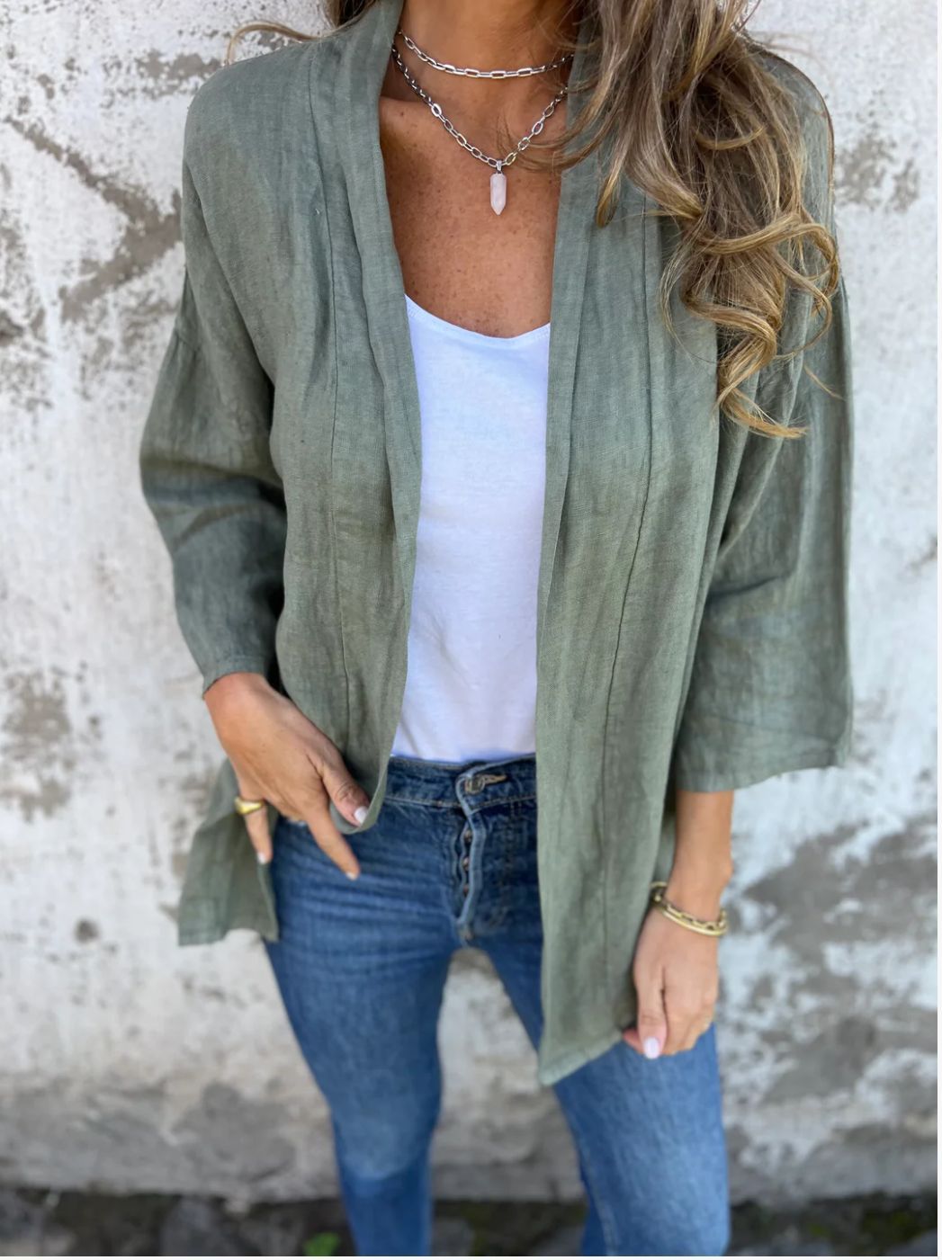 Damen Leichte und luftige Sommerjacke Drune