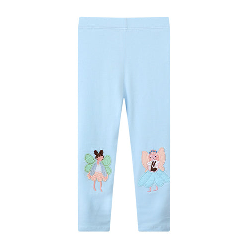 Mädchen Leggings mit zauberhaften Feenapplikationen Drune