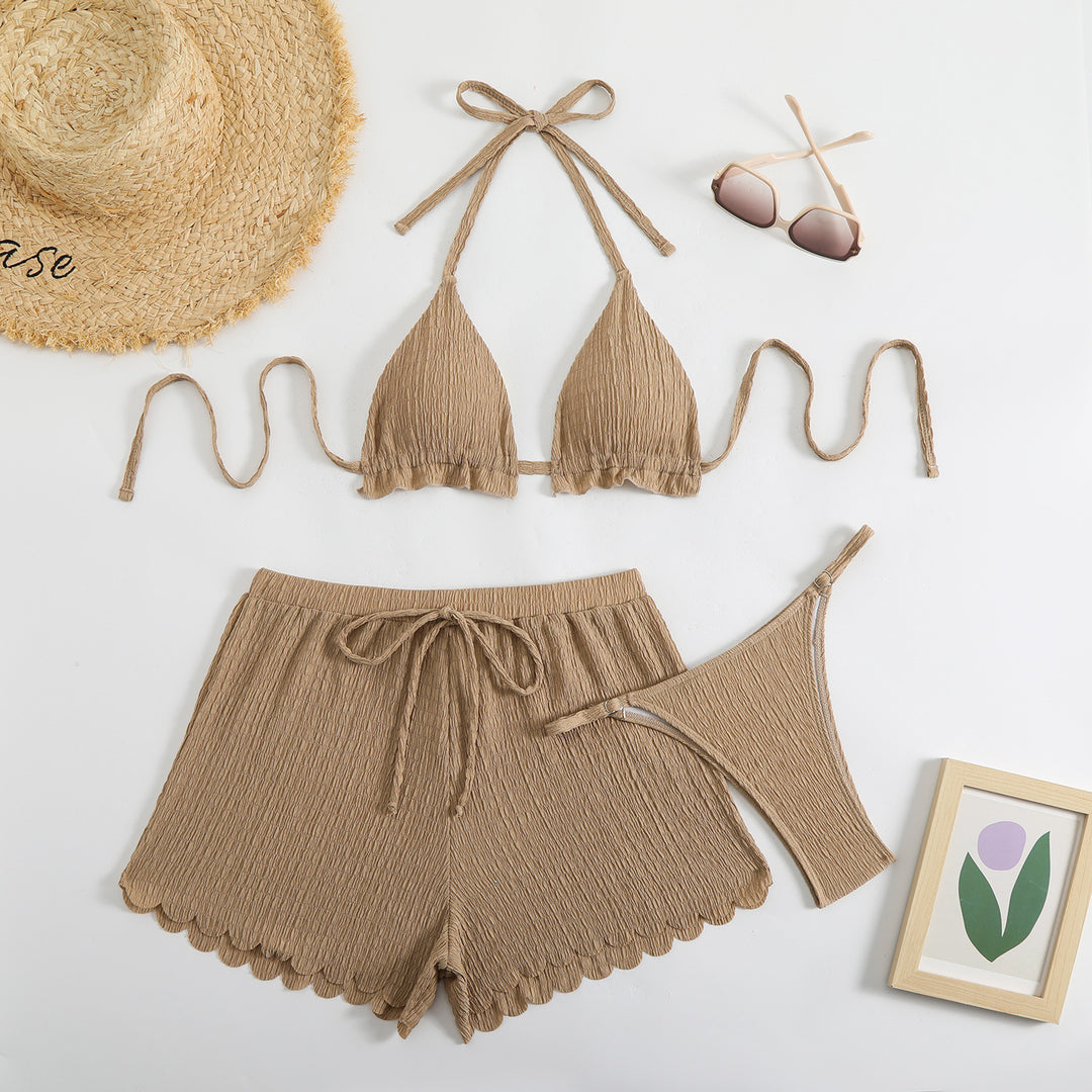 Damen Bikini-Set mit raffiniertem Hosenrock Drune