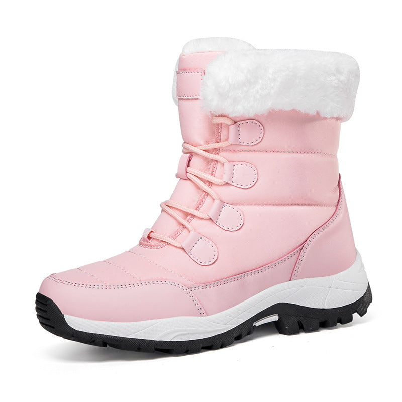 Damen Winterstiefel mit rutschfester Sohle und wärmendem Innenfutter Drune