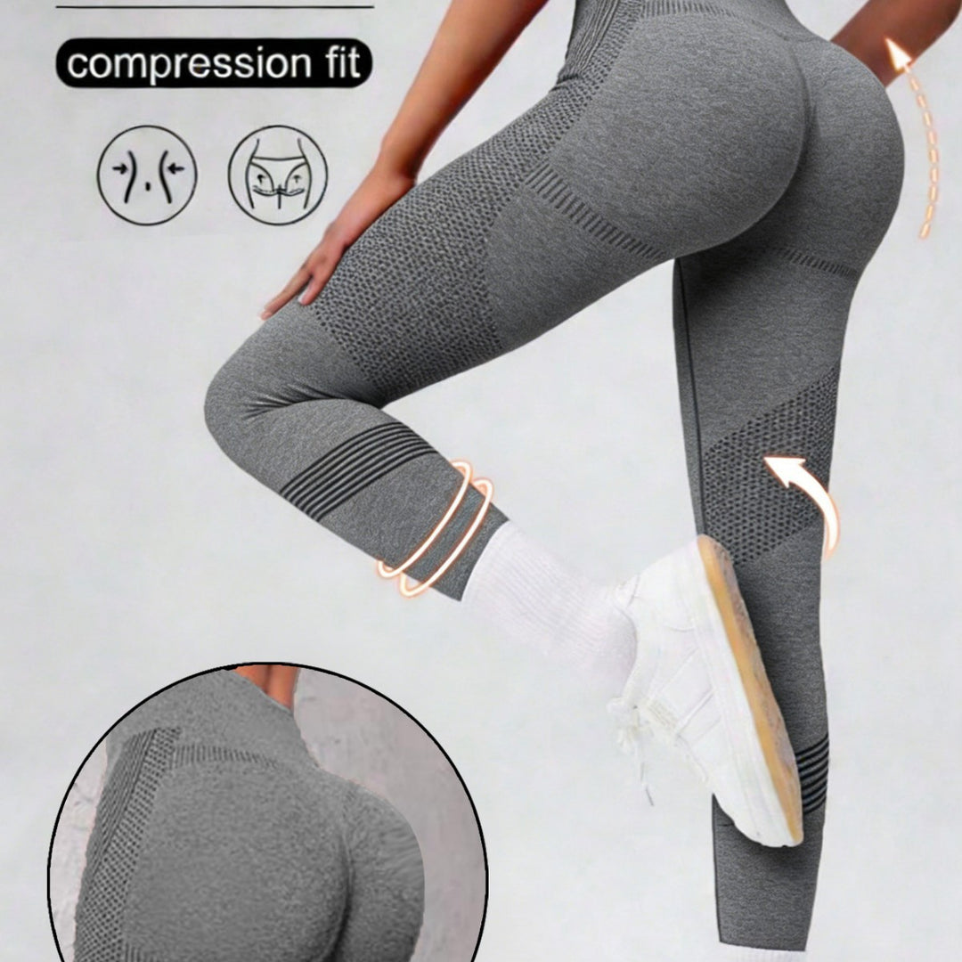 Damen Sportliche Leggings mit hoher Taille Drune