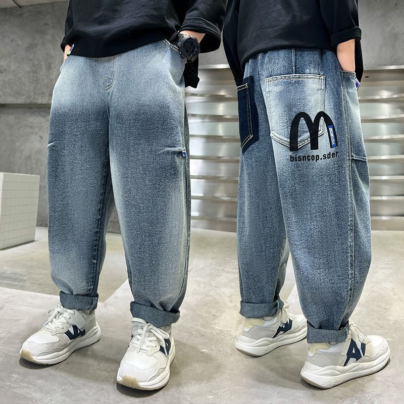 Damen lässige Jeans mit trendigen Details Drune