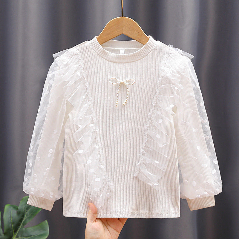 Damen Modischer Pullover mit voluminösen Ärmeln Drune