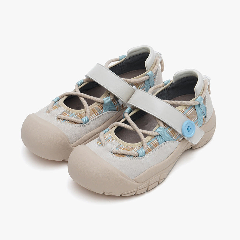 Damen Freizeitschuhe mit verstellbarem Klettverschluss und rutschfester Sohle Drune