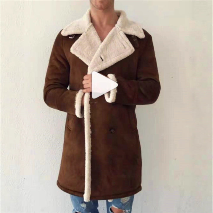 Herren gefütterter Wintermantel Drune