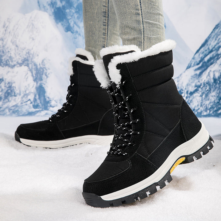Damen Winter-Stiefel mit isolierendem Futter und rutschfester Sohle Drune