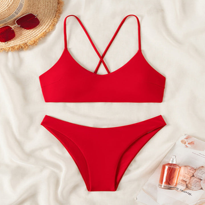 Damen Bikini-Set mit einzigartigem Rücken-Design und bequemer Passform Drune