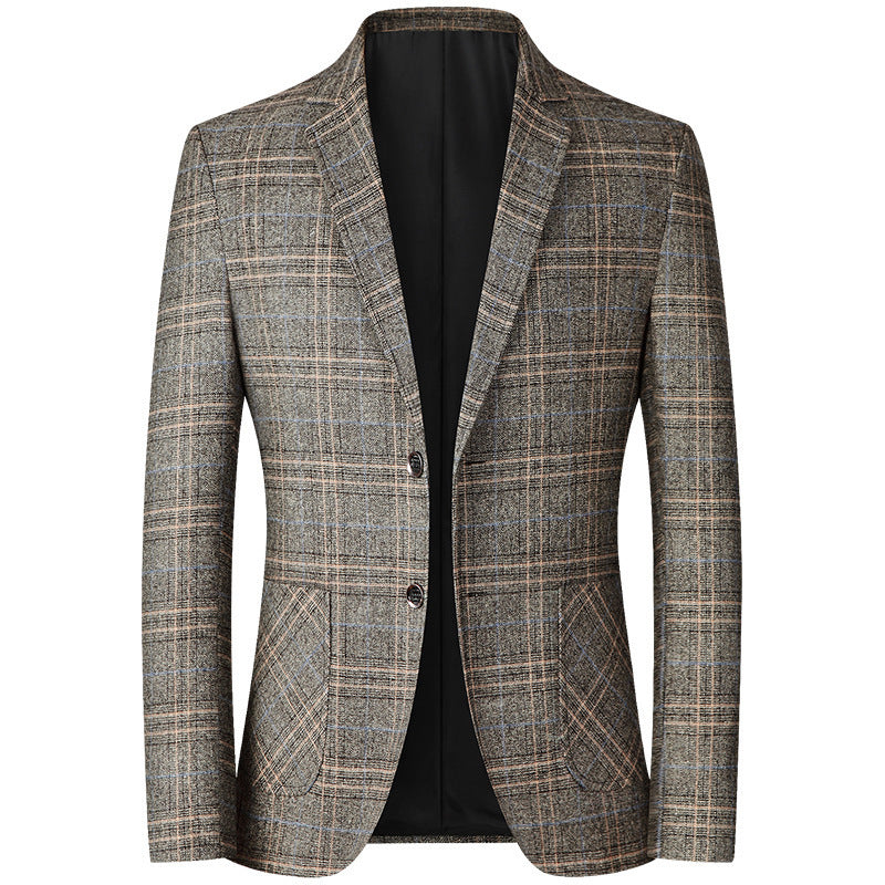 Damen elegante kariert Blazer Drune