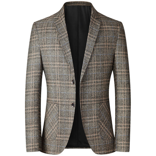 Damen elegante kariert Blazer Drune