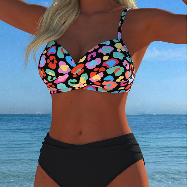 Damen Bikini-Set mit formendem Bustier und hoher Taille Drune