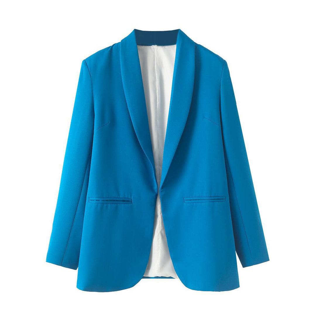 Damen Eleganter Blazer mit sanften Schultern und luxuriösem Innenfutter Drune