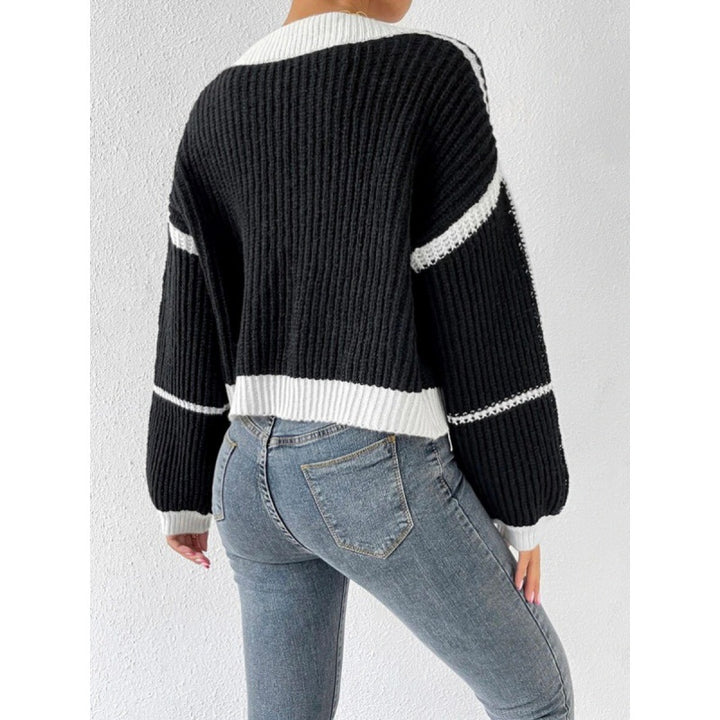 Damen Großer Strickcardigan mit voluminösen Ärmeln Drune