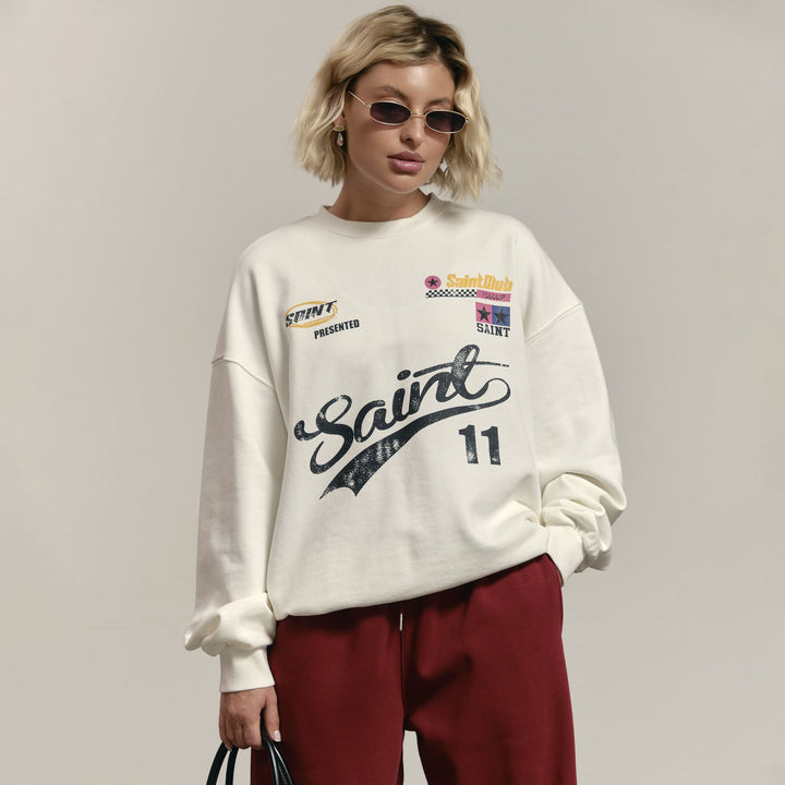 Damen lässige Sweatpants mit hohem Bund und weitem Schnitt Drune