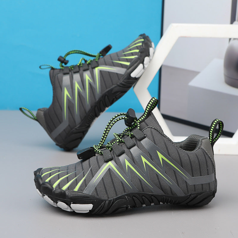 Unisex nan strapazierfähiger Multiaktiv-Wasserschuh mit stoßdämpfender Zehenschutzkappe und Schnellzugverschluss Drune