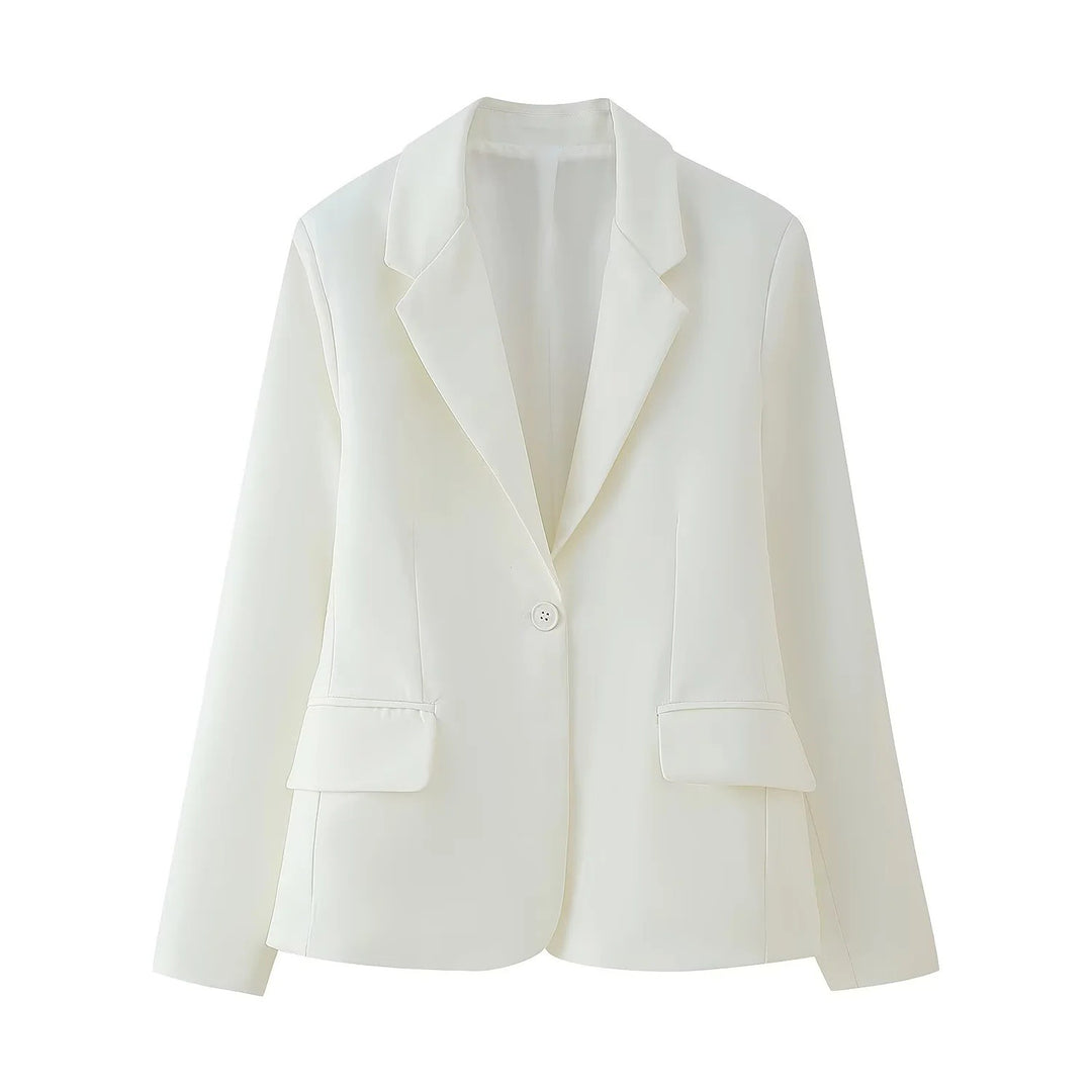 Damen elegante Blazerjacke mit eingefassten Taschen und modernem Schnitt Drune